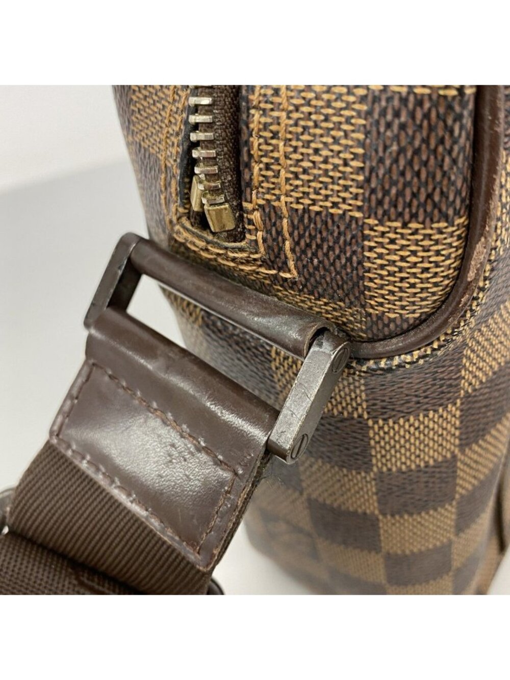 Louis Vuitton Shoulder Bag Damier Olaf PM Brown Ebene - Picture 10 of 10